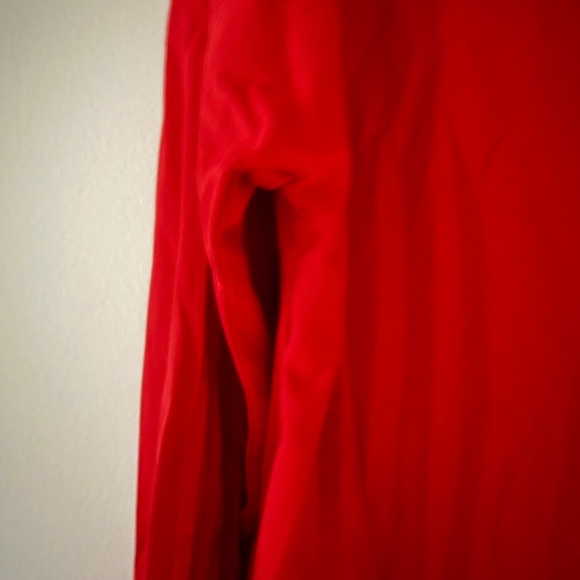 ADAY Something Cool Button Down in Chili Red Size Large Limited Edition Normcore - Picture 4 of 15